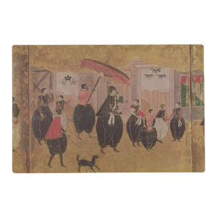 St. Francis Xavier  and his entourage Placemat