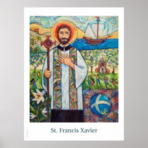 St Francis Xavier Catholic Poster