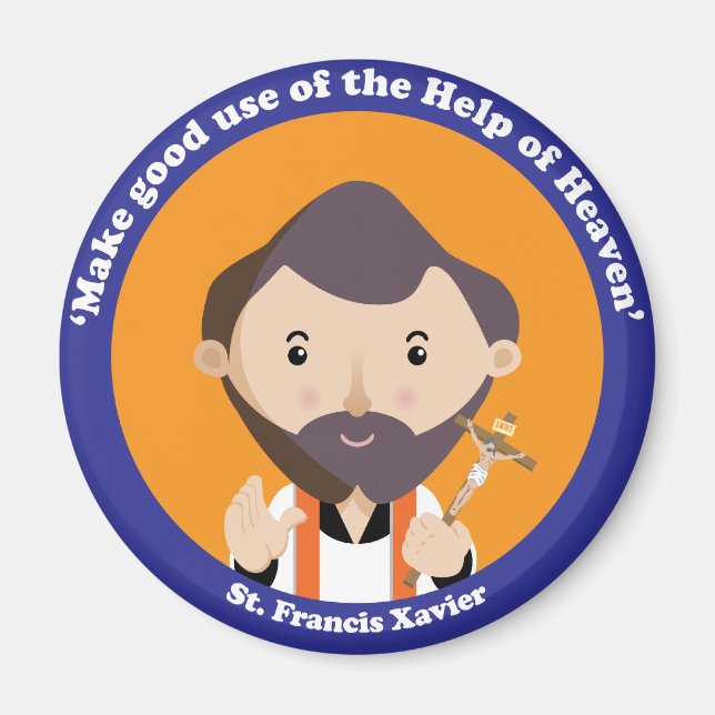 St. Francis Xavier Magnet (Front)