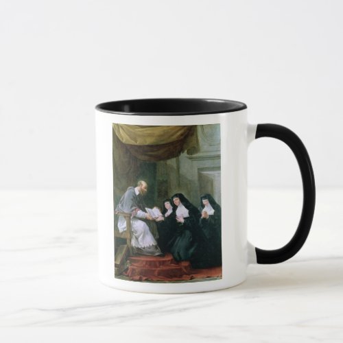 St Francois de Sales  Giving the Rule Mug