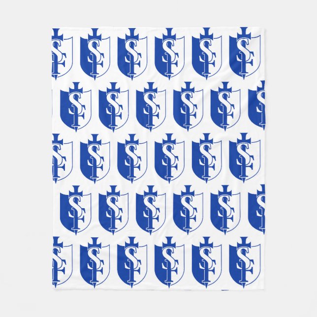 St. Frederick Logo Fleece Blanket (Front)