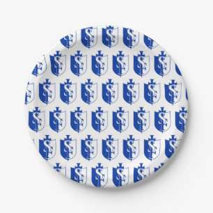 St. Frederick Logo Paper Plates