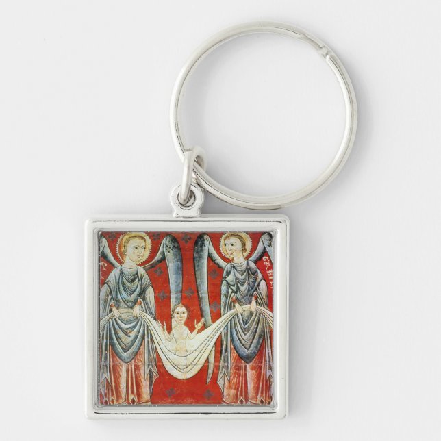 St. Gabriel and St. Raphael, c.1200 Keychain (Front)