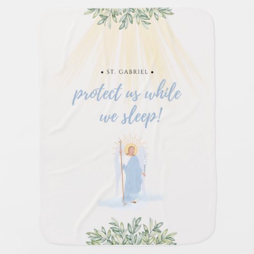 St Gabriel Baby Blanket