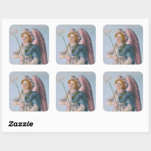 St. Gabriel the Archangel (detail; M 017) Square Sticker