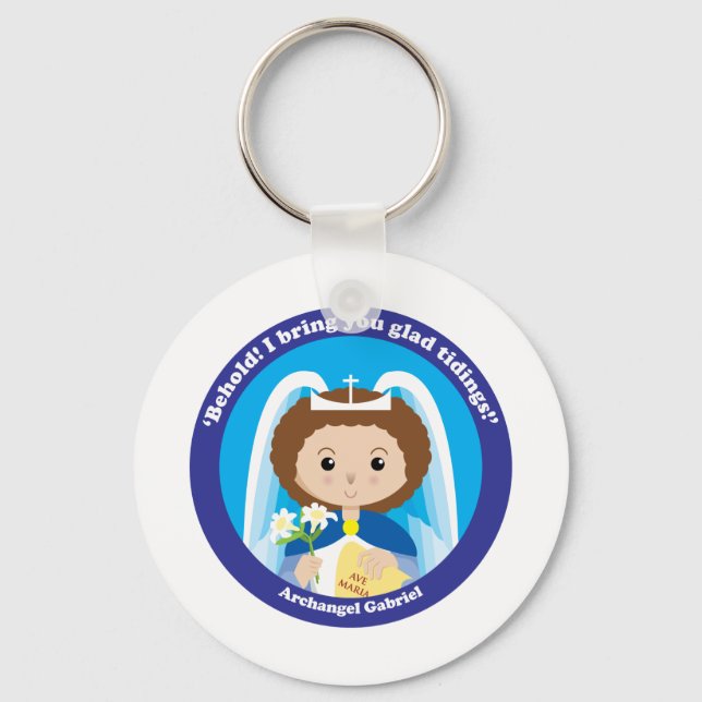 St. Gabriel the Archangel Keychain (Front)