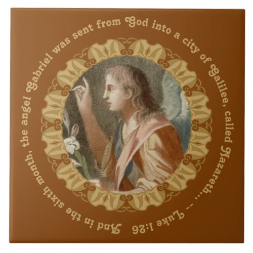 St Gabriel the Archangel M 011 Ceramic Tile