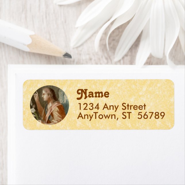 St. Gabriel the Archangel (M 011) Label (Insitu)