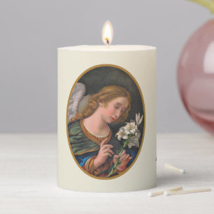 St. Gabriel the Archangel (M 035) 3"x4" Pillar Candle