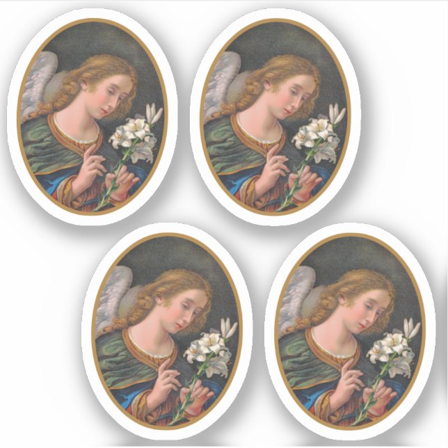 St. Gabriel the Archangel (M 035) - 4Up Sticker (Front)