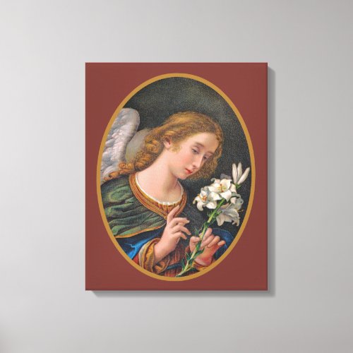 St Gabriel the Archangel M 035 Canvas Print