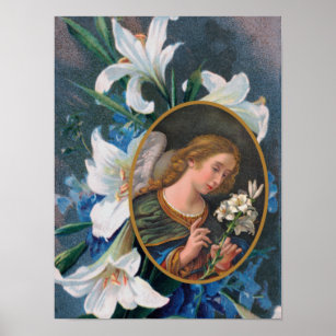 157495 Archangel Gabriel Wall Print Poster