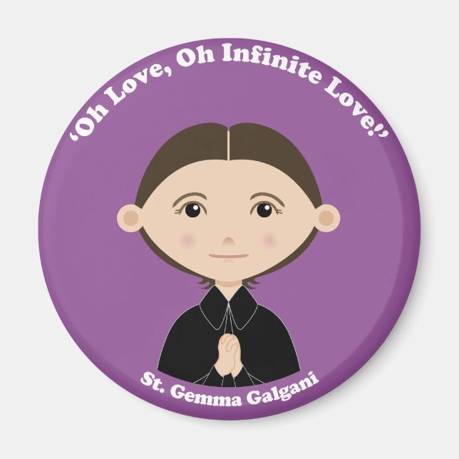 St. Gemma Galgani Magnet (Front)