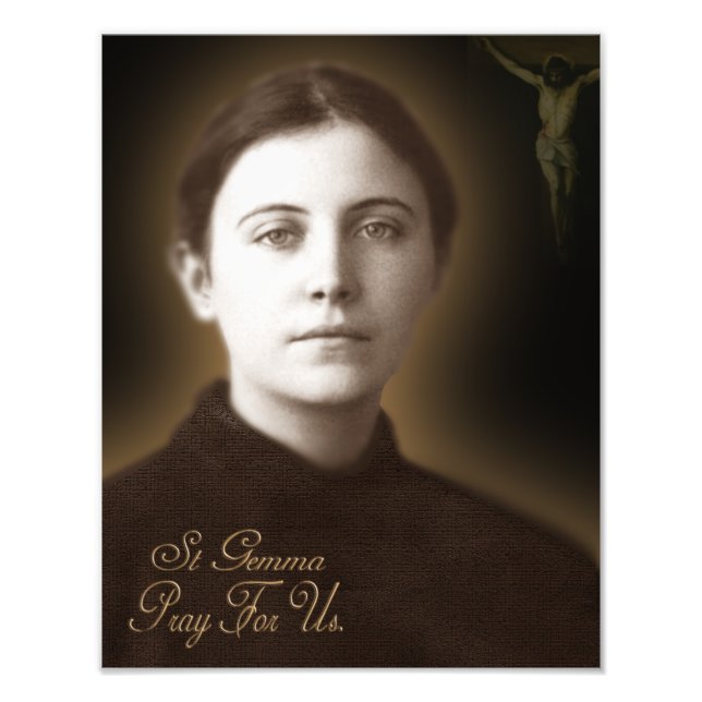 St Gemma Galgani, Photo Print (Front)