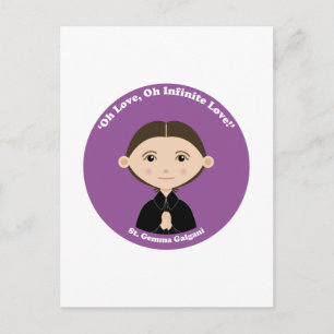 St. Gemma Galgani Postcard
