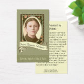 St. Gemma Galgani Saint of Back Pain Holy Card (Desk)