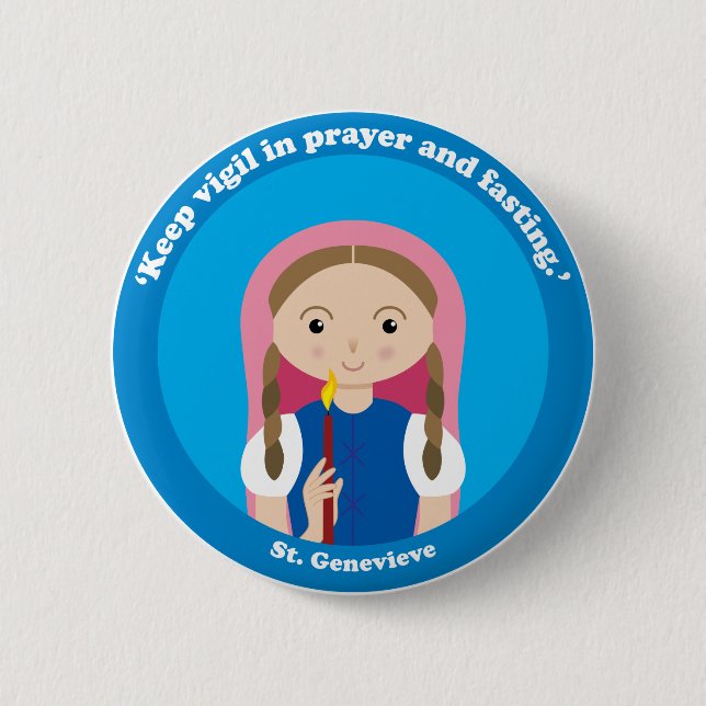 St. Genevieve Button (Front)