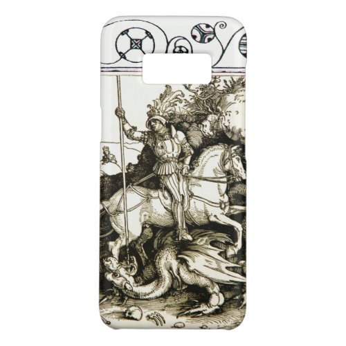 ST GEORGE AND DRAGON  Black White Case_Mate Samsung Galaxy S8 Case