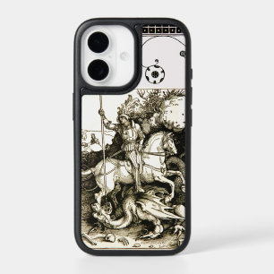 ST. GEORGE AND DRAGON , Black White iPhone 17 Case