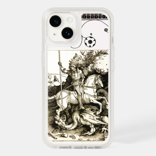 ST GEORGE AND DRAGON  Black White OtterBox iPhone 14 Case