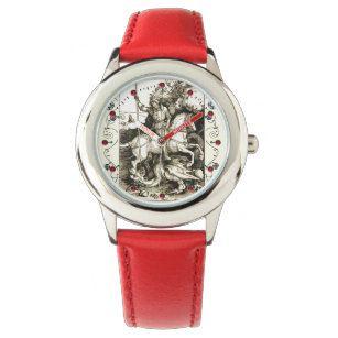 ST. GEORGE AND DRAGON , Black White Watch