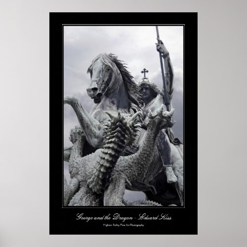 St George and Dragon gallery_style Poster