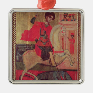 St. George and the Dragon, 1667 Metal Ornament