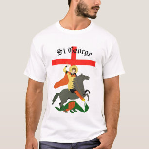 St George and the Dragon and Cross of St George T-Shirt