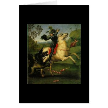 St. George And The Dragon By Raphael (1483-1520) by angelandspot at Zazzle