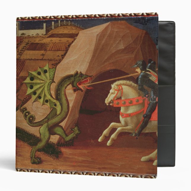 St. George and the Dragon, c.1439-40 Binder (Front/Inside)