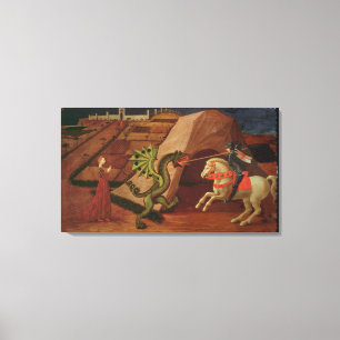 St. George and the Dragon, c.1439-40 Canvas Print