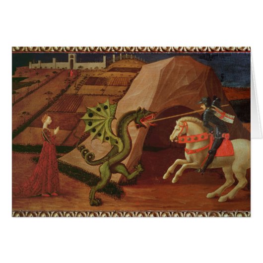 St. George and the Dragon, c.1439-40 Cards (Front Horizontal)