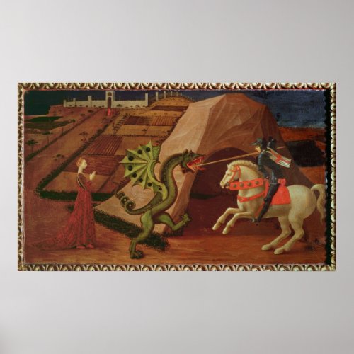 St George and the Dragon c1439_40 Poster
