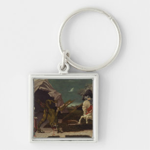 St. George and the Dragon, c.1470 Keychain