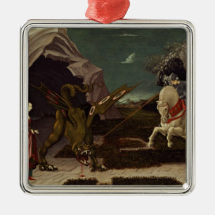 St. George and the Dragon, c.1470 Metal Ornament