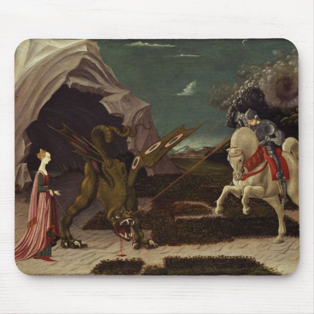 St. George and the Dragon, c.1470 Mouse Pad (Front)