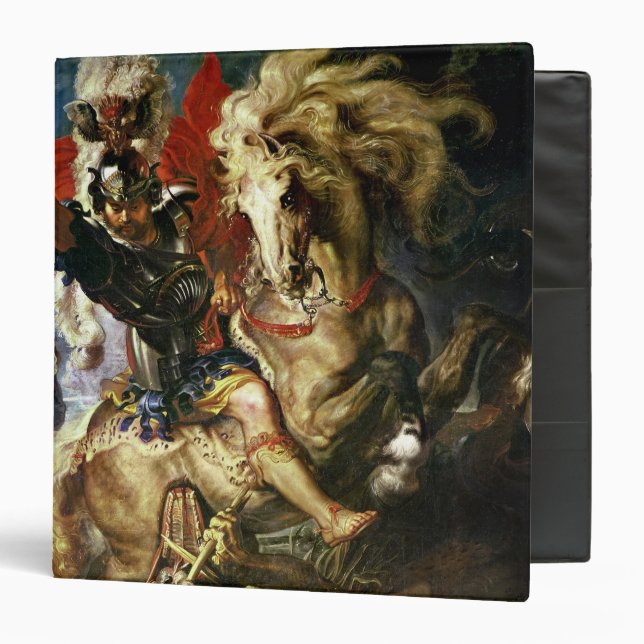St. George and the Dragon, c.1606 3 Ring Binder (Front/Inside)