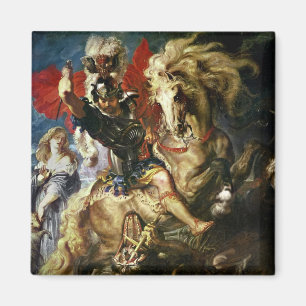 St. George and the Dragon, c.1606 Magnet