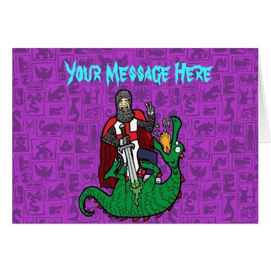 St George and the Dragon Cards (Front Horizontal)