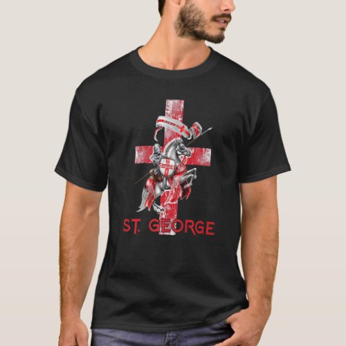 St George And The Dragon Catholic Saint T_Shirt