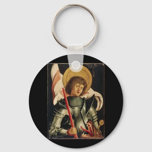 St George and the Dragon Day Icon Art Knight Catho Keychain