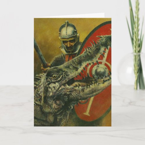 St George And The Dragon Greetings Card