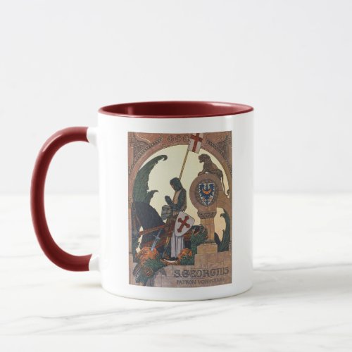 St George and the Dragon _ Heinrich Lefler Mug