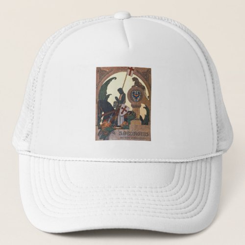 St George and the Dragon _ Heinrich Lefler Trucker Hat