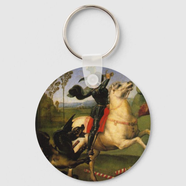 St George and the Dragon Keychain (Front)