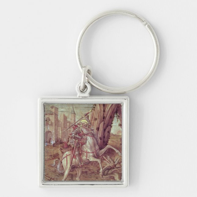 St. George and the Dragon Keychain (Front)