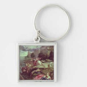 St.George and the Dragon Keychain
