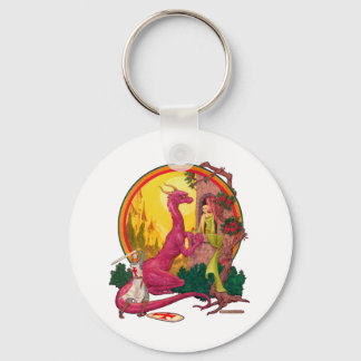 St.George and the Dragon Keychain