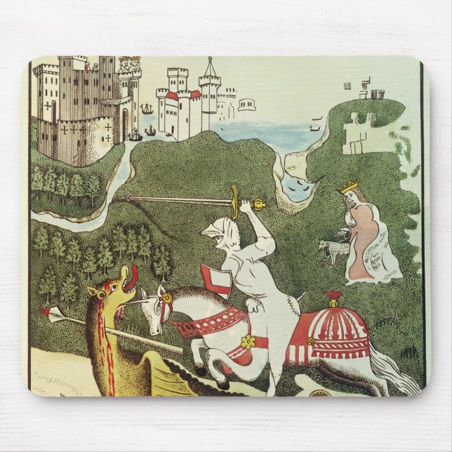 St. George and the Dragon Mouse Pad (Front)