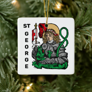 St. George and the Dragon (Nuremberg) Ceramic Ornament